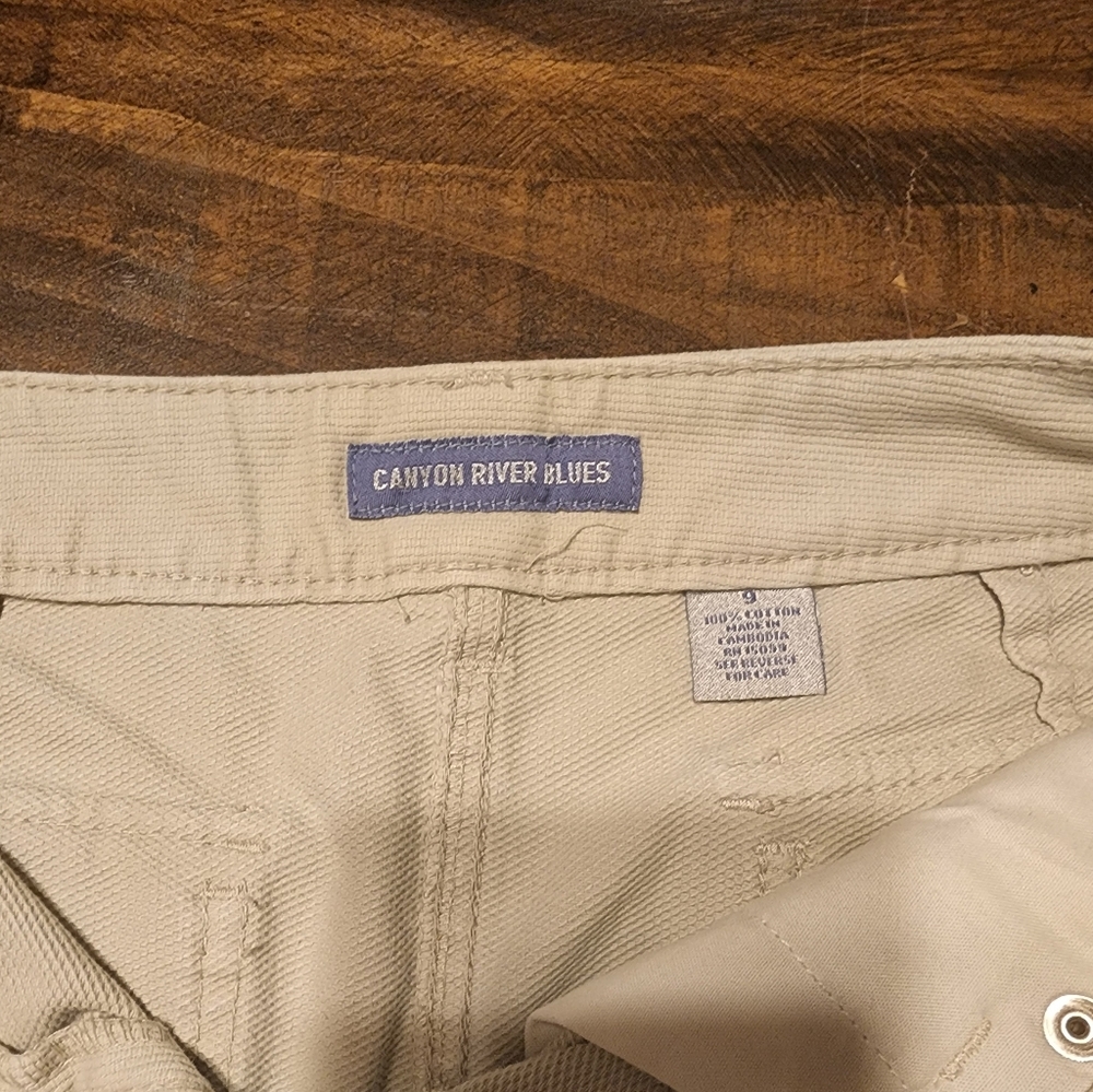 Canyon River Blues Tan Corduroy Mini Skirt - Picture 3 of 3
